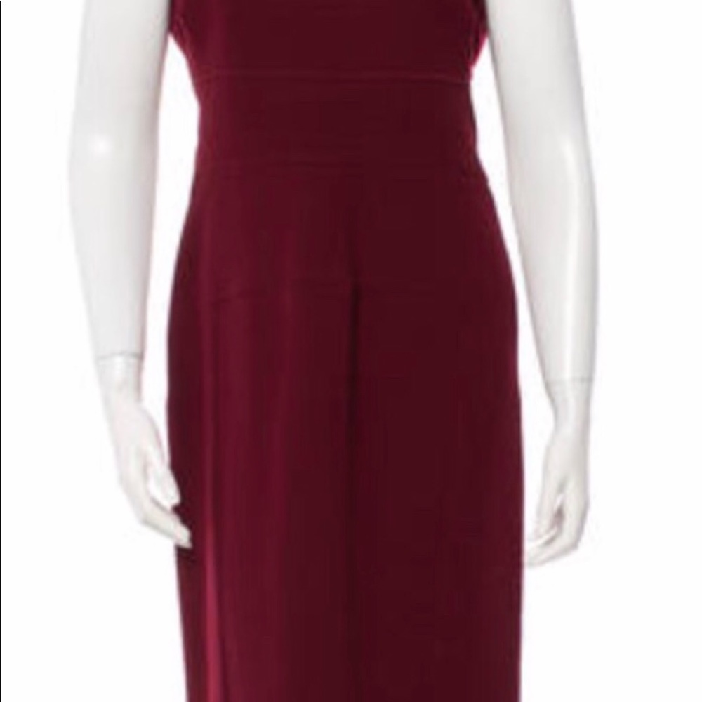 Burgundy Roland Mouret Sheath Dress
